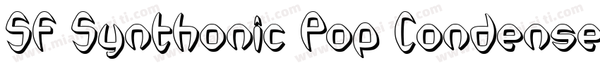 SF Synthonic Pop Condensed字体转换